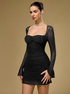 Lucy | Mesh Mini Dress