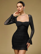 Lucy | Mesh Mini Dress