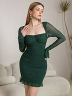 Lucy | Mesh Mini Dress