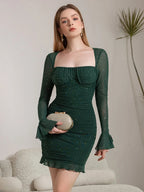 Lucy | Mesh Mini Dress