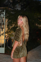 Nyx | Devore Backless Mini Dress