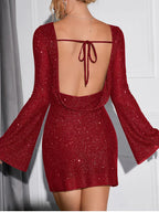 Victoria | Glitter Mini Dress