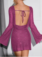 Victoria | Glitter Mini Dress