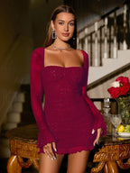 Lucy | Mesh Mini Dress